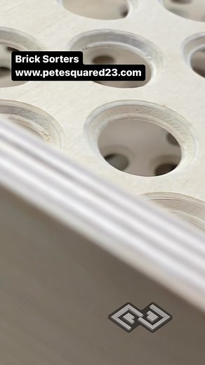 We have multiple sizes available on our site. Simple devices to sort #lego and other building blocks by size. There are also free plans for the mini sorters if you would like to build your own 😀👍 #lego #woodworking #woodentoys #woodworkingprojectsplans #woodworkingplans #woodworkingplans_diy #legocollection #legoorganization #legosorting #legocreator #legodiy #legobricks #digitalfabrication #cncwood #cncwoodworking | petesquared23