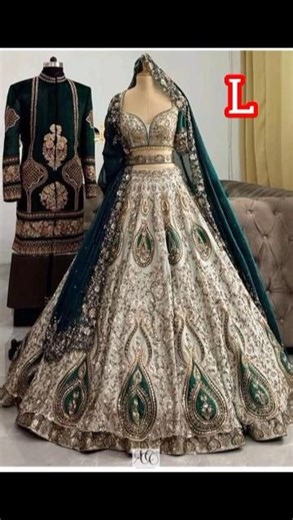 #weddingdress for bride and groom sherwani#shorts #trending#ytshorts#fashion #lehenga#indianwedding