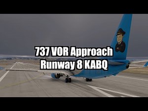 737 VOR Approach KABQ