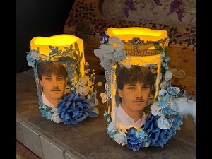 DIY - Make a Memorial Flameless Candle with me