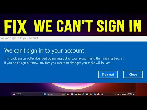 Fix the "We Can't Sign In" Error in Windows 10 & 11 with the Registry Editor Method