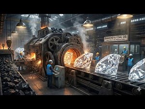 Inside the World’s Largest Diamond Factory From Carbon to Billion Dollar Gemstones (Full Process)