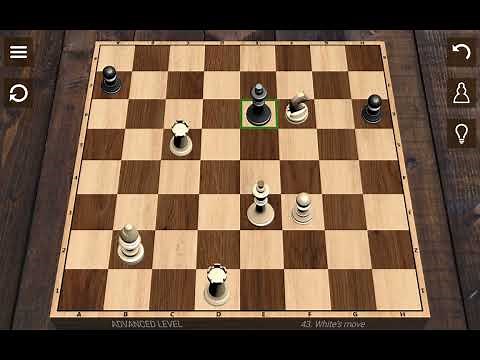 Ajedrez partida contra computadora nivel avanzado