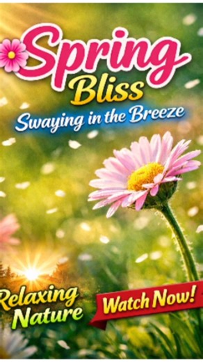 Beautiful Flower in the Breeze 🌻 | Relaxing Nature #shorts