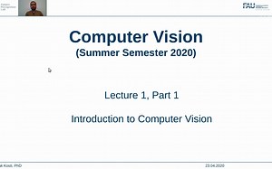 Computer Vision (Summer 2020)