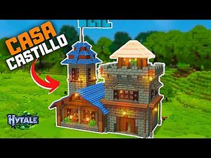 Como HACER una Casa Castillo fácil para hytale