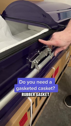 Do you need a gasketed casket? ⚰️ #casket #caskets #titancasket #funeral #funeralhome