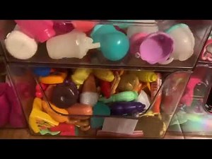 Baby alive Nursery organization Tour! How I organize my doll accessories