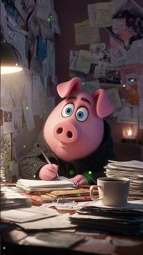 🐷 Detektyw Chrumpciok i Wypadek na Budowie 🏗️ | Bajka na dobranoc dla dzieci 🌙