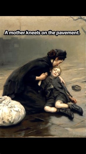She lost everything but her child. 💔#ArtHistory #ThomasKennington #VictorianLondon #Shorts