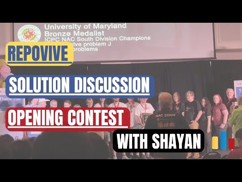 Repovive Opening Contest — Solution Discussion