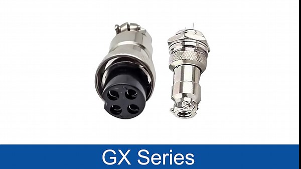 7 pin Aviation Connector Pair GX25 Male Female Straight Connector