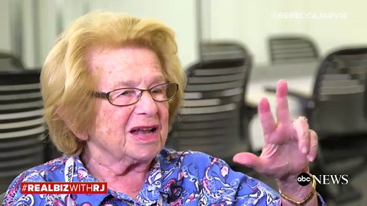 Dr. Ruth on 'Real Biz With Rebecca Jarvis'
