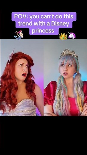 (ive got some sad news your mama died) POV: You can’t do this trend with a Disney Princess #shorts
