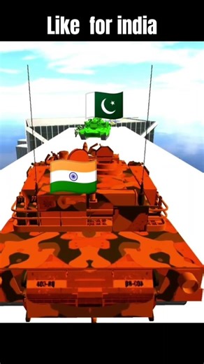 Indian bike driving 3D game India vs Pakistan army tank fight#shots 🇮🇳🔥