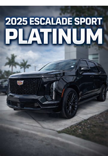2025 Cadillac Escalade Sport Platinum: Ultimate Luxury