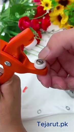 Hand Press Button Plier with 50 Tich Buttons #shorts #gadgets #tejarut