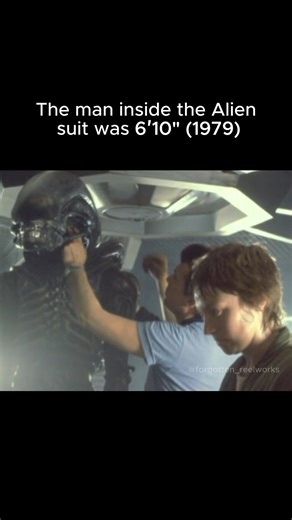 forgotten reelworks on Instagram: "To make the creature in Alien unsettling rather than monstrous, the production cast Bolaji Badejo, a 6′10″ performer whose height and proportions gave the Alien a disturbingly human presence. The suit was carefully fitted and tested through movement rehearsals, refining a physicality that felt almost human — and therefore more frightening. #alien #behindthescenes"