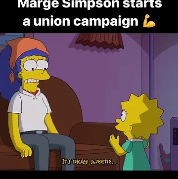 10K views · 991 reactions | Did you catch the new episode of The Simpsons, “Night of the Living Wage” ? Marge knows #ItsBetterInAUnion! Not only was it a great episode, it was produced by @animationguild @iatse members!  (video via @thesimpsons) | AFL-CIO | Facebook