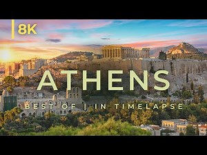 Magnificent Athens in 8K UHD | Timelapse Tour of Athens, Greece