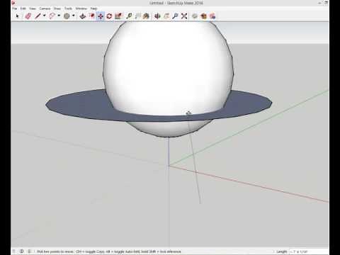 Sketchup Tutorial Making and Cutting a Sphere