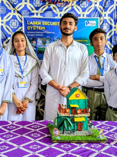 We built a Laser Security System and presented it at our Science Festival at paragon school ___ a journey of innovation, teamwork, and hands-on learning. #creatorsearchinsights #schoolfestival #scienceexhibition #securitysystem #foryou