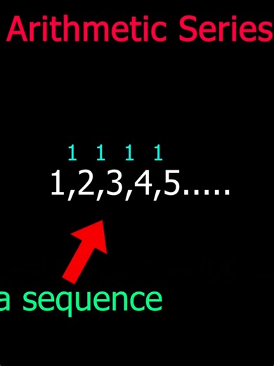 Arithmetic Series - Explained from scratch#arithmeticseries #arithmeticprogression #mathconcepts #mathbasics #learnmath #mathshorts #mathreels #education