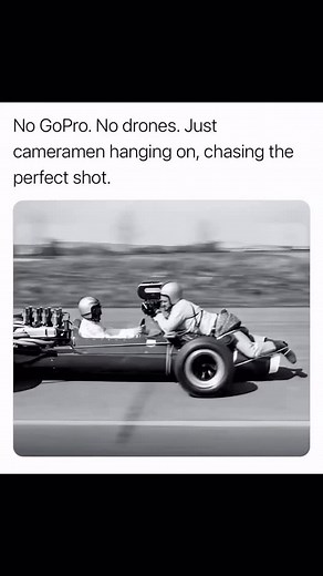 INDIE Filmmakers on Instagram: "‘Between the 1960s and 1980s, capturing motorsport on film meant working with heavy, cumbersome cameras that were never built for high-speed action. There were no drones, no GoPros, no lightweight digital options. Crews had to get creative strapping 16mm or 35mm film cameras to cars, helmets, and even motorcycles with handmade rigs. It was a dangerous job. At full speed, camera operators sometimes clung to vehicles without the safety measures we take for granted t