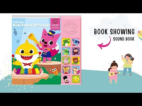 Pink fong | Kids favorite Songs | Interactive Book | Sounds Books