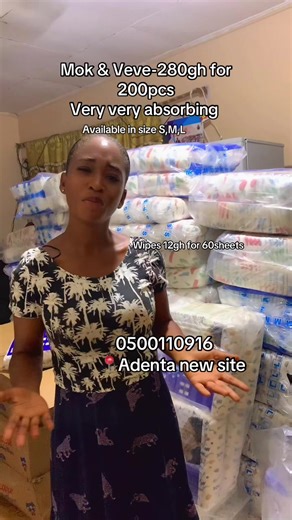 Comfortable Diapers and Wipes for Babies in Adenta