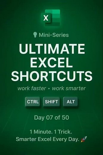 Excel Shortcuts You MUST Know in 2025! 🤯 #exceltips #shortcuts #productivity #reel #excel #exceltips