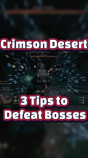 Crimson Desert 3 Tips to Beat Boss #gaming