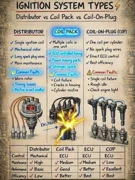 Distributor vs Coil Pack vs Coil-On-Plug (COP) — do you know the difference?