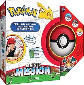 Ultra Pro Pokémon Trainer Mission Toy - Interactive Poké Ball Guessing Game, Fun for Family & Friends, Explore with Pokeball Toy, Learn & Catch Pokémon, Perfect for Board Game Enthusiasts