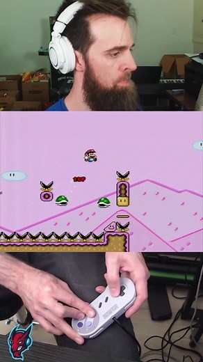 Pink, but BEAST! #gaming #mario