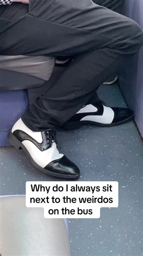 The strangest man and woman I ever did see #oddballs #strangers #publictransport #strange #foryou