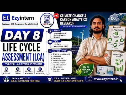 Day 8: Life Cycle Assessment (LCA) | EzyIntern UGC Internship Program