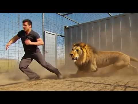 African Lion Attack | Hyper-Realistic Predator Chase | Alpha Instinct