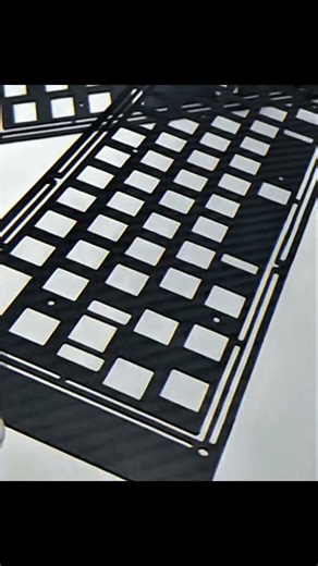 Custom Full Carbon Fiber 3k Twill Weave Matte Keyboard Switch Plates Kit #carbonfiber