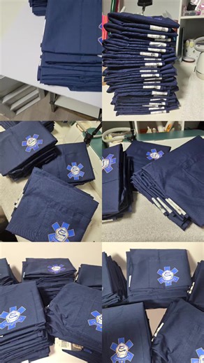 Personalized scrubs with school logo 💙💛💙💛💙💛💙💛💙💛💙💛💙💛 Dream Jeannie Creations Jeannette Jeannie Feliciano #trend #crafting #customizedgifts #custommade #personalizedgifts