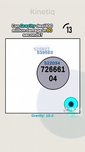 Can Gravity Deal 100 Million Damage in 60 Seconds?