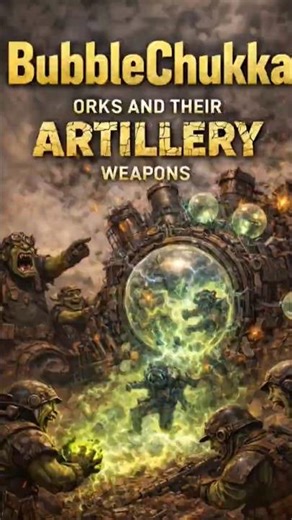 Bubblechukka:Orks and Their Artillery Weapons #warhammer40k #darkscifi #grimdark #orks #bubblechukka
