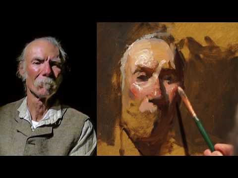 David Leffel - Bill Cody Portrait Painting - TRAILER