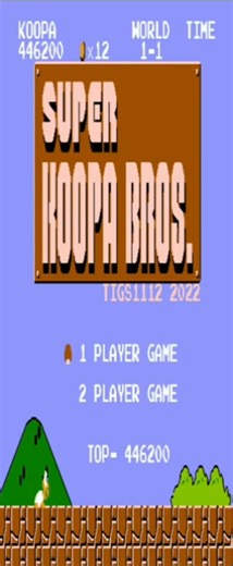 Super Koopa Bros.Hack of Super Mario Bros.2022 (NES) Videojuegos 4K Walkthrough SHORTS