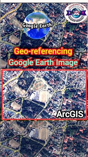 Georeference Google Earth Image in ArcGIS #shorts