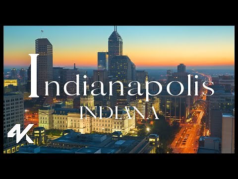 Indianapolis, Indiana 2025 - 4K Drone Footage 🚁 | Relaxing Aerial Tour |