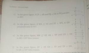 Geometry-Line and Anglec) In the given figure, if CD 1 AB and ... | Filo