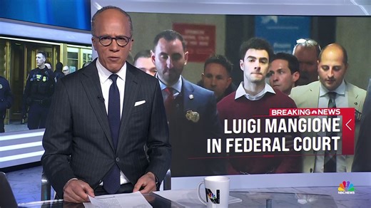 53K views · 302 reactions | Luigi Mangione, the man accused of gunning down UnitedHealthcare CEO Brian Thompson in midtown Manhattan last December, was in federal court on Friday where he pleaded not guilty to charges including murder. The 26-year-old faces a possible death sentence if he is convicted in the federal case, and faces separate charges in New York state court. NBC News' Sam Brock reports from the courthouse. | NBC Nightly News with Tom Llamas | Facebook