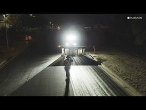 Asphalt rehabilitation with a sustainable reinforcement grid made of recycled PET bottles