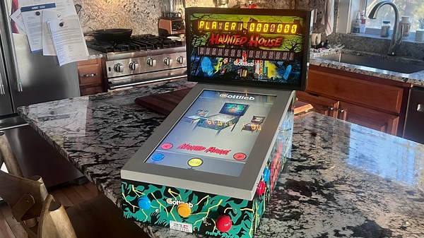 Tabletop and 3/4 Digital Pinball Machine 12 Games In 1